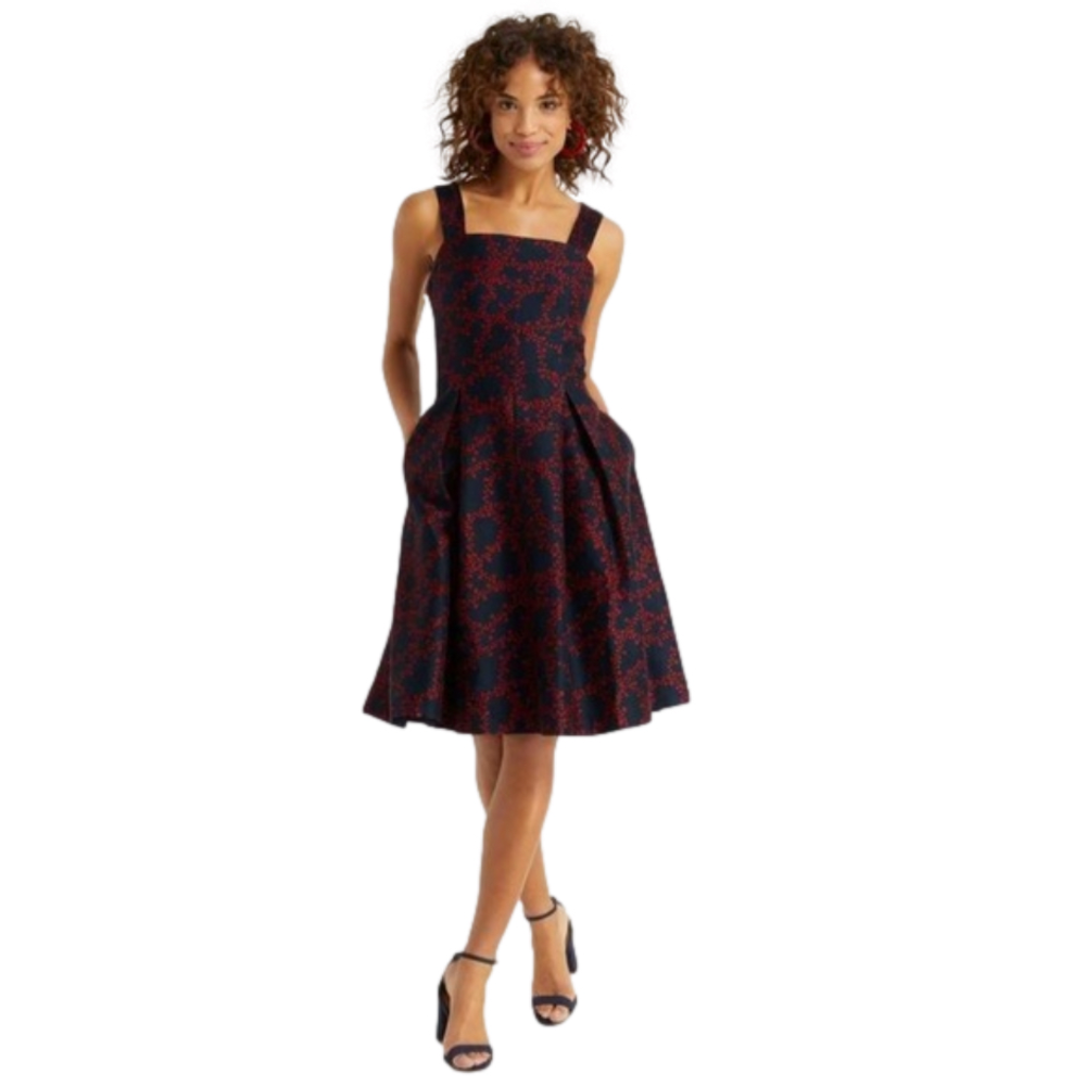 Draper James Clover Vines Dress w/Pockets Size 8